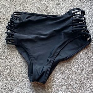 Hollister High-Waisted Strappy-Side Bikini Bottom